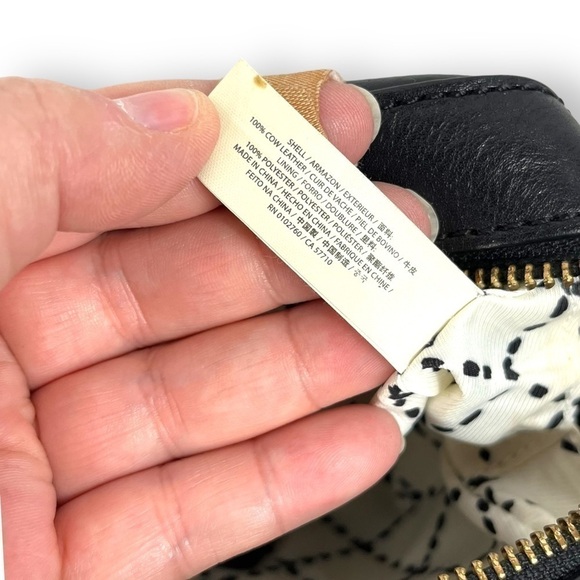 Kate Spade Leather Shoulder Cross Body Twist Lock Handbag Purse, Black - Picture 12 of 16